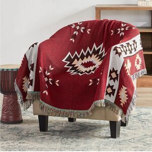 Western Boho Couch Throw Blanket